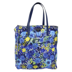 Prada Floreal Tote Printed Tessuto