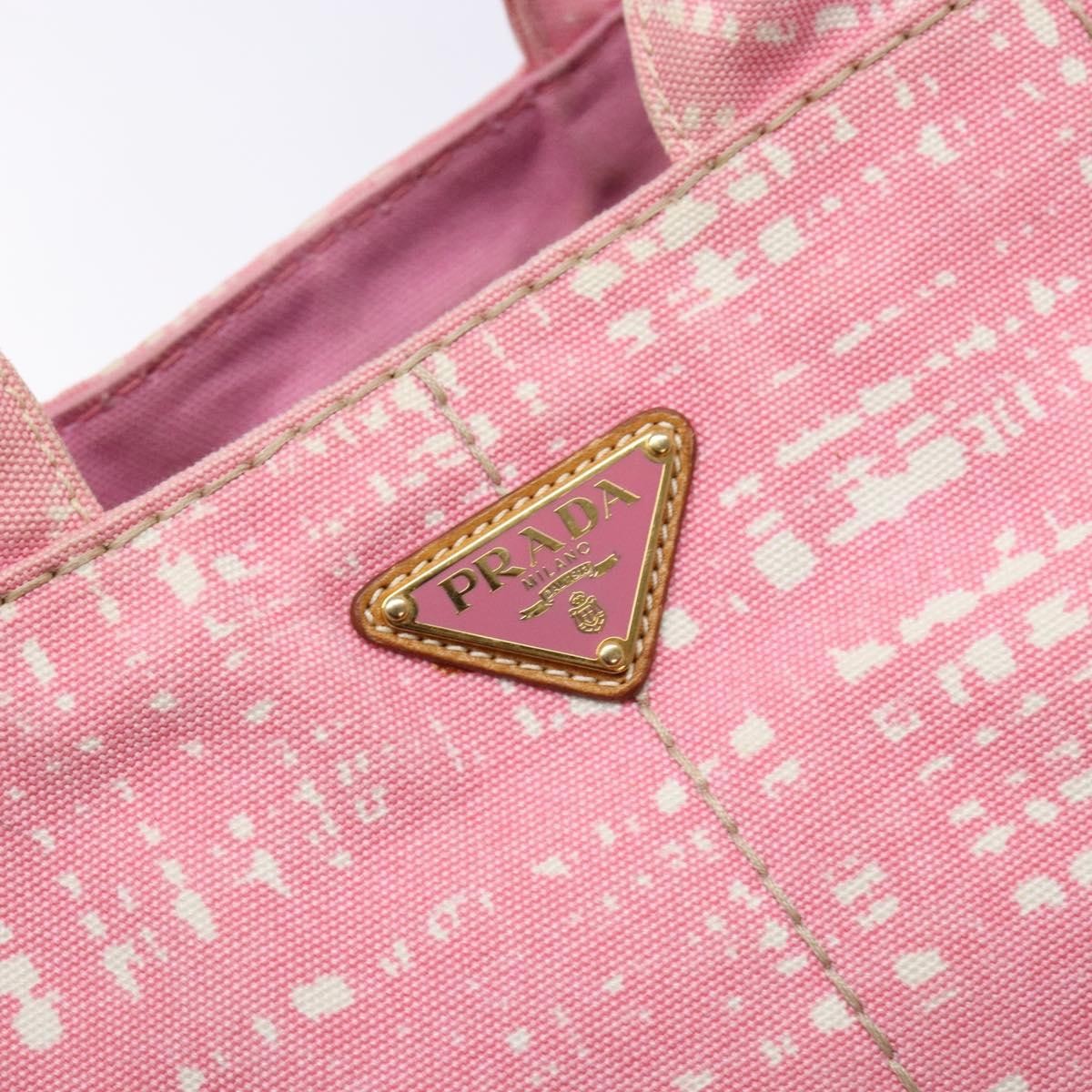 Prada Canapa Open Tote Canvas