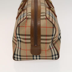 Burberry Vintage Duffle Bag Horseferry Check Canvas
