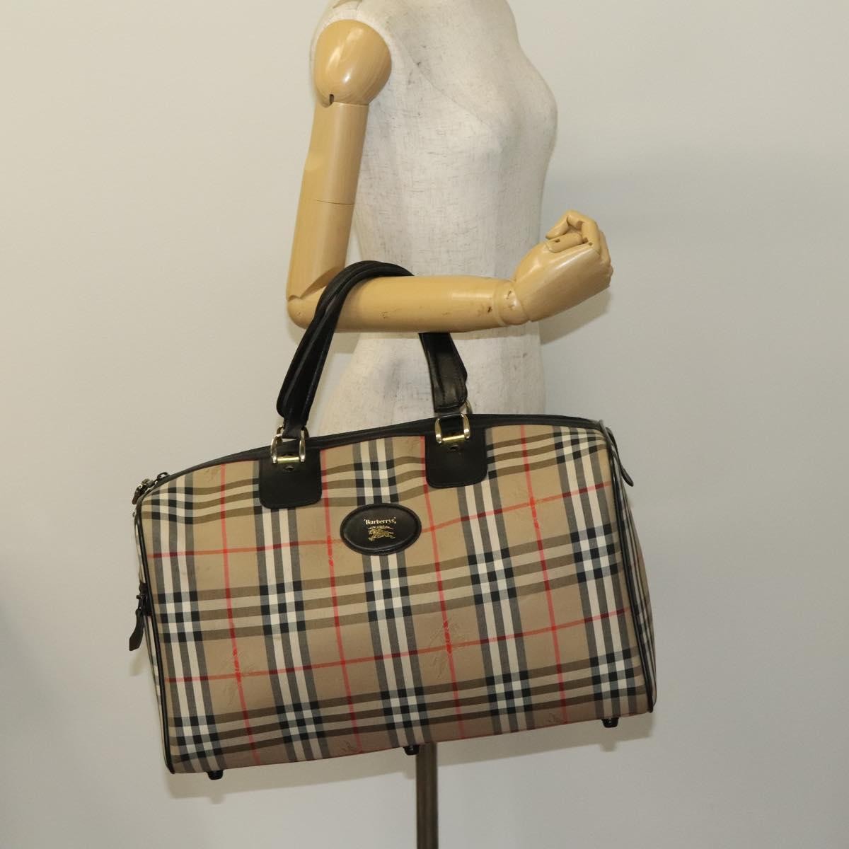Burberry Nova check boston bag Canvas