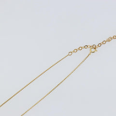 Christian Dior CD Pendant Necklace Gold-plated