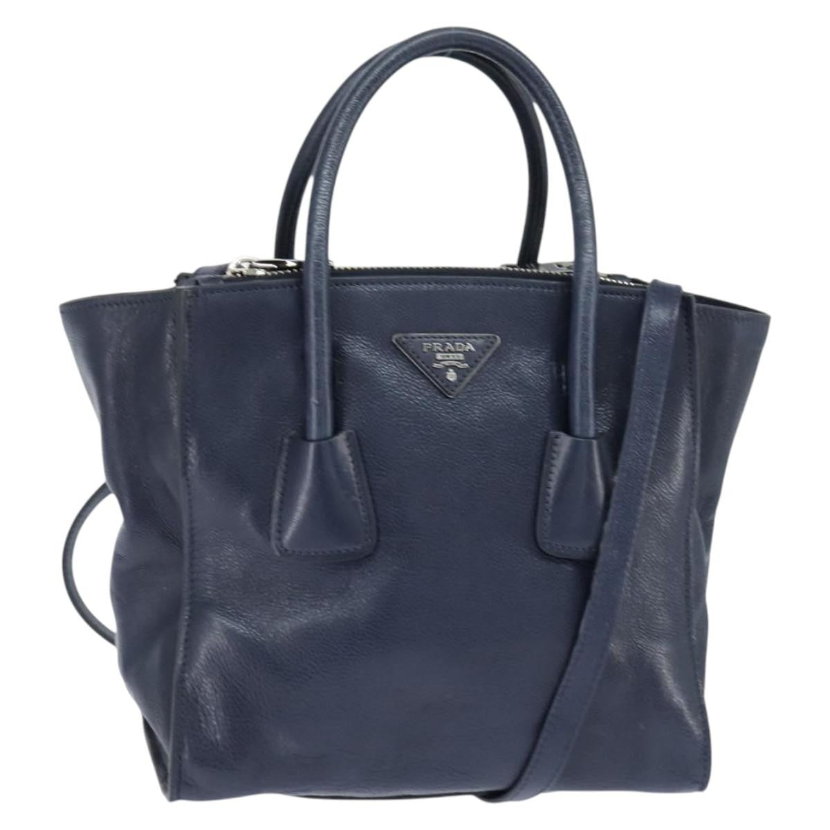 Prada Cuir Convertible Shopping Tote Leather