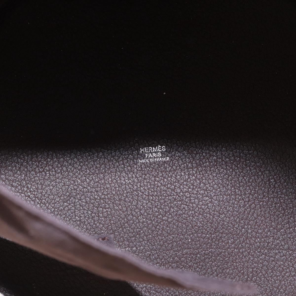 Hermes Sac Marin Recif Drawstring Bag Toile with Leather