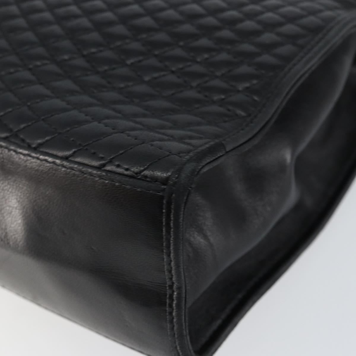 Bally Vintage Flap Handbag Quilted Leather