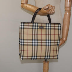 Burberry Nova Check Tote canvas check pattern