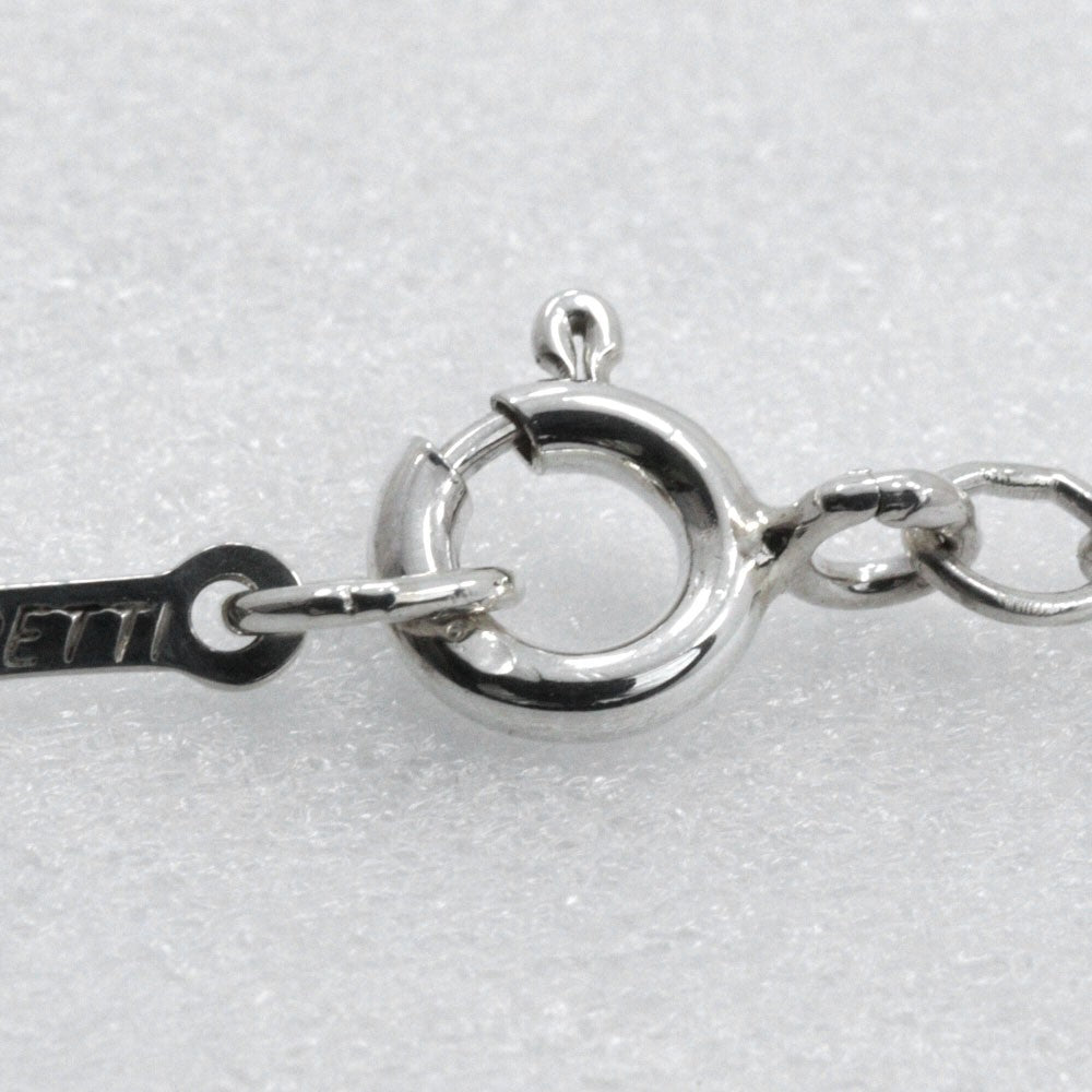 Tiffany & Co. Elsa Peretti Open Heart Pendant Necklace Sterling Silver