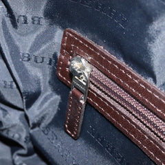 Burberry Nova Check Tote Canvas and Leather