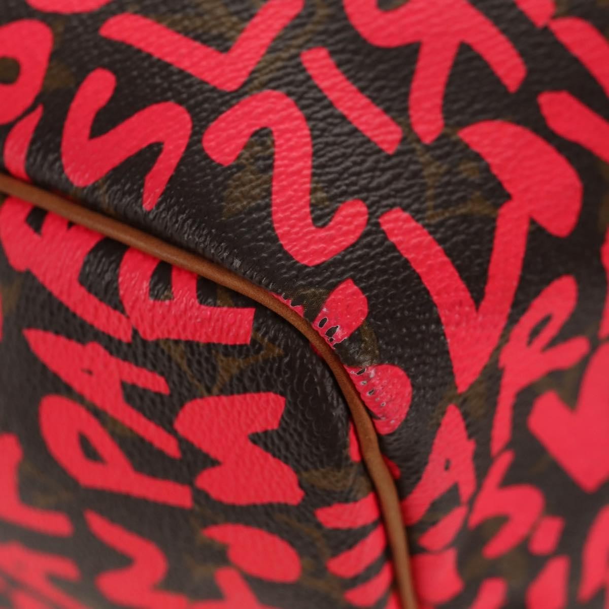 Louis Vuitton Speedy Handbag Limited Edition Monogram Graffiti