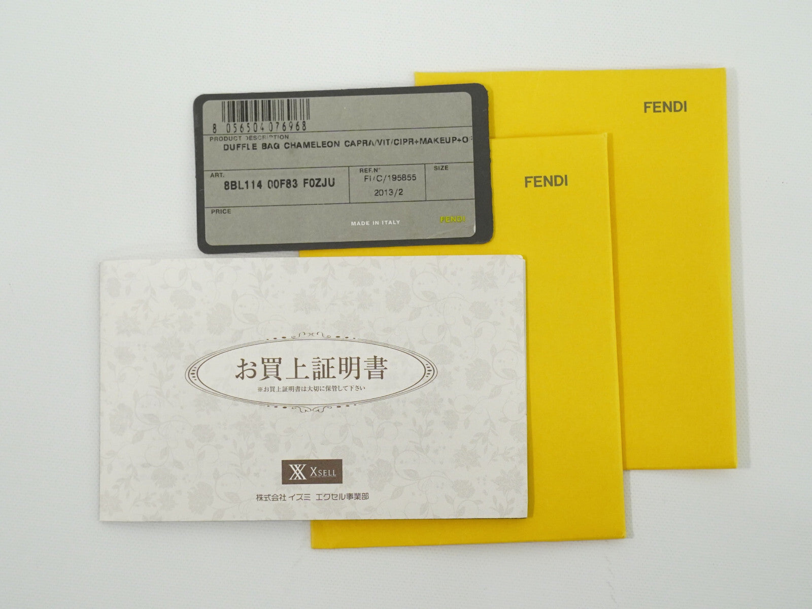 Fendi Chameleon Satchel Leather