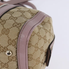 Gucci Vintage Web Boston Bag GG Canvas