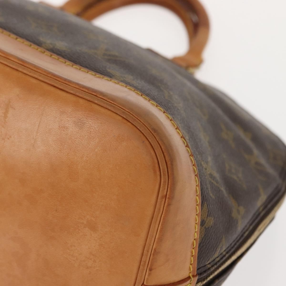 Louis Vuitton Alma Handbag Monogram Canvas