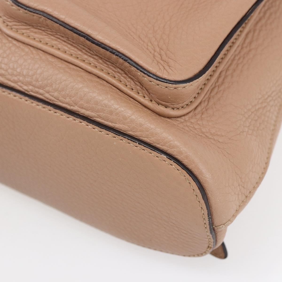 Gucci Vintage Bamboo Backpack Leather