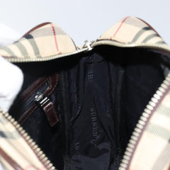 Burberry Zip Messenger Bag Nova check Canvas and Leather