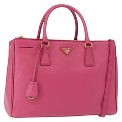 Prada Double Zip Lux Tote Saffiano Leather