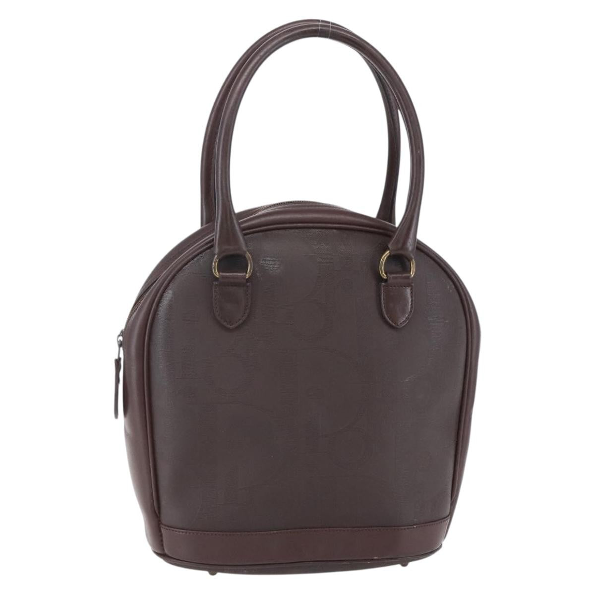 Christian Dior Vintage Trotter Handbag Canvas