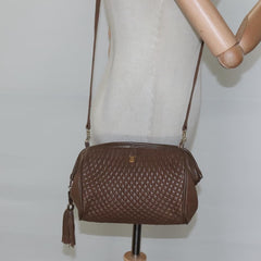 Bally Vintage Shoulder Bag Quilted leather
