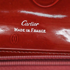 Cartier Happy Birthday Long Wallet Patent leather