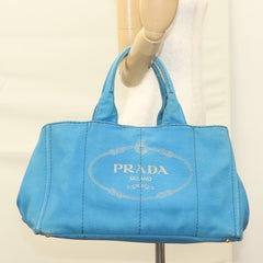 Prada Canapa Convertible Tote Canvas