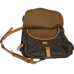 Louis Vuitton Saumur Handbag Monogram Canvas