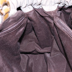 Salvatore Ferragamo Convertible Bow Satchel Nylon