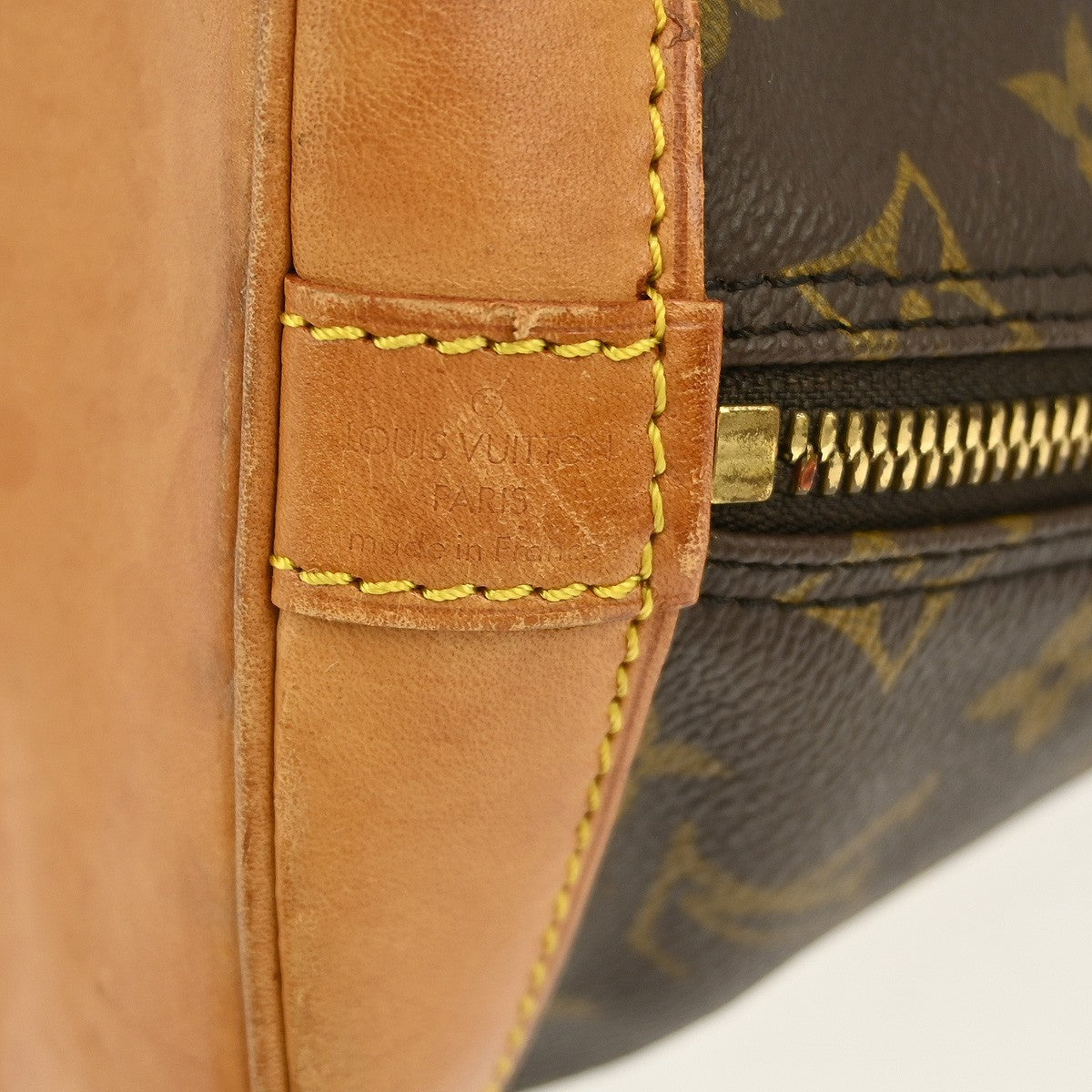 Louis Vuitton Alma Handbag Monogram Canvas