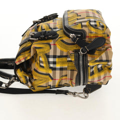 Burberry Graffiti Rucksack Backpack Vintage Check Canvas