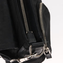 Prada Double Pocket Buckle Flap Bag Tessuto with Leather