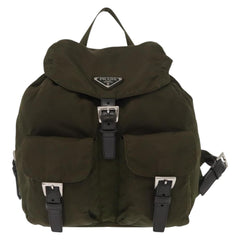 Prada Double Front Pocket Backpack Tessuto