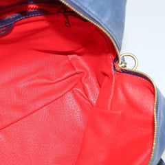 Celine Circle Logo Handbag Leather