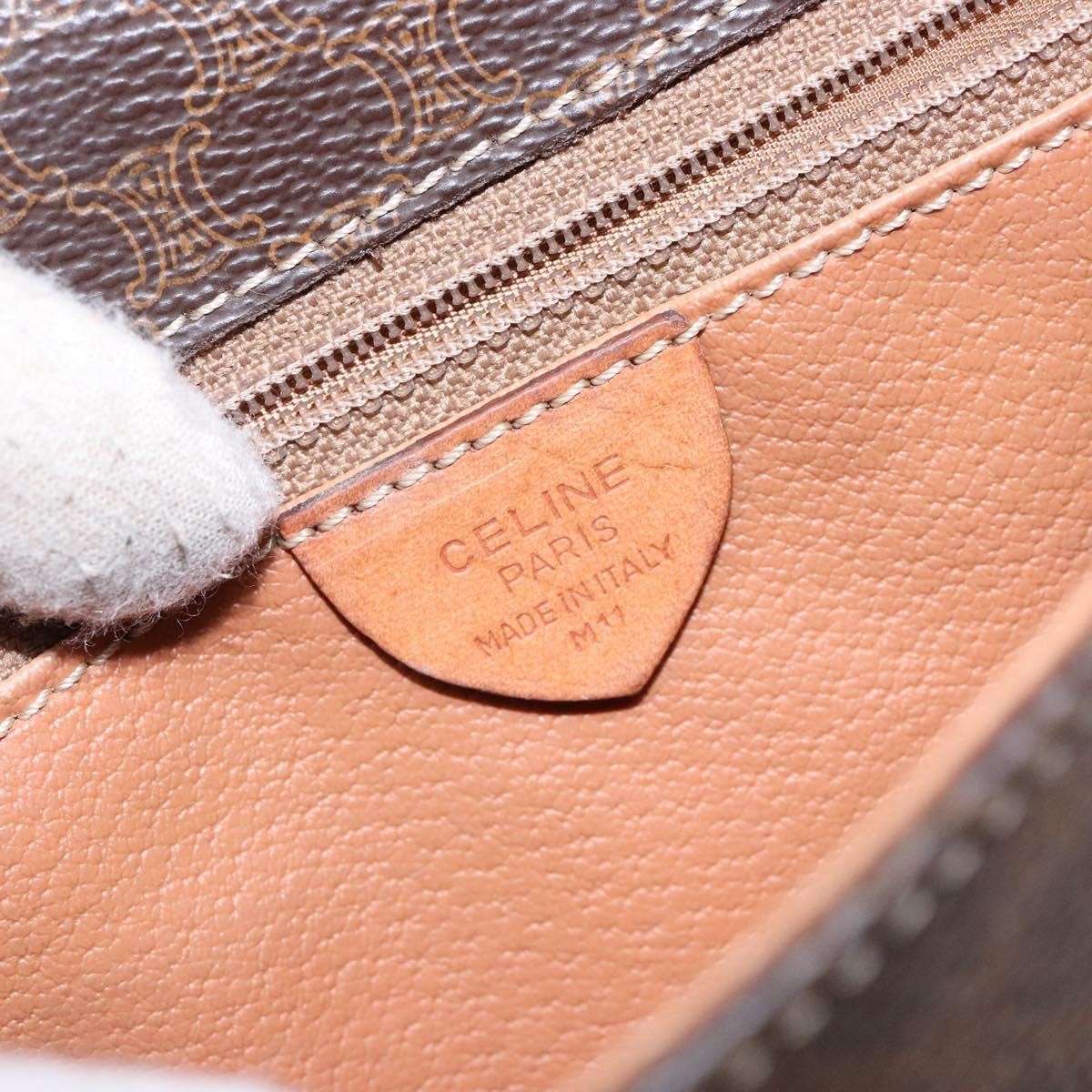 Celine Macadam Shoulder Bag PVC Leather