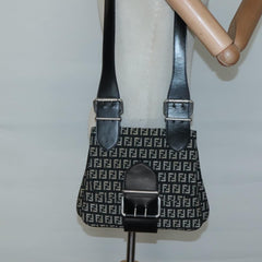 Fendi Buckle Flap Shoulder Bag Zucchino canvas