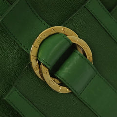 Bvlgari Chandra Top Handle Bag Leather