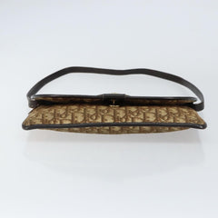 Christian Dior Vintage Trotter Shoulder Bag Canvas