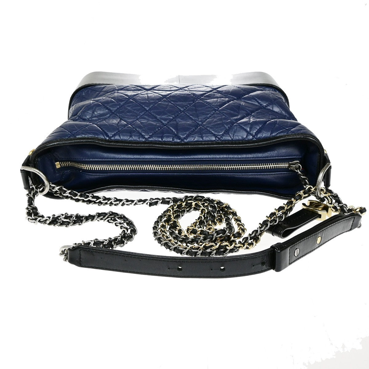 Chanel Gabrielle Hobo Quilted Goatskin and Patent