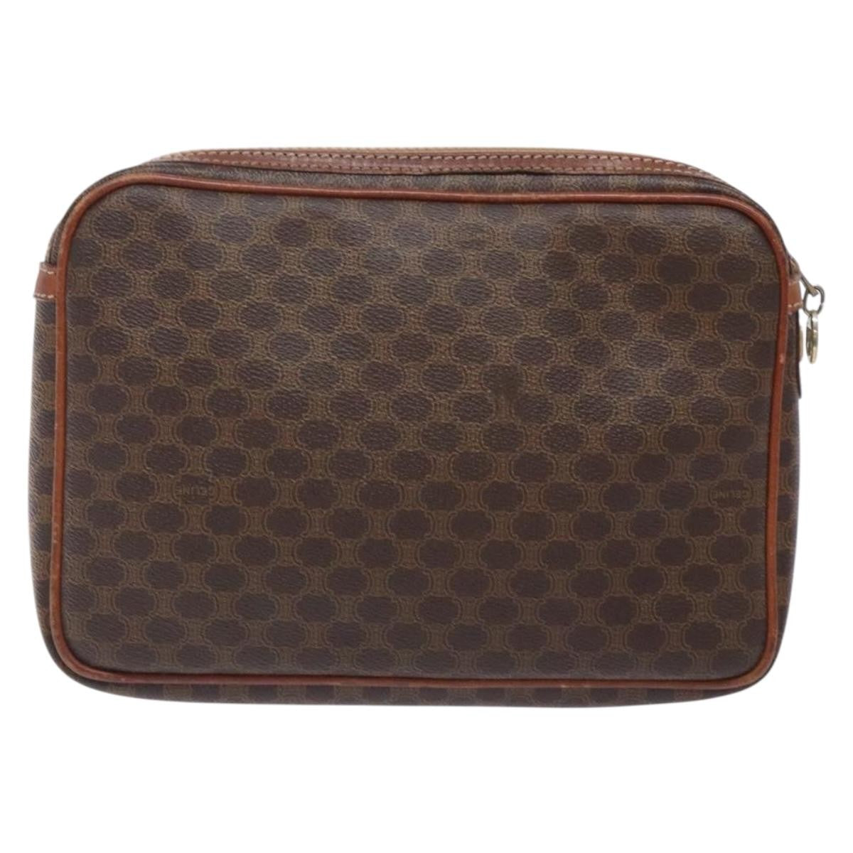 Celine Macadam Pochette Canvas and Leather