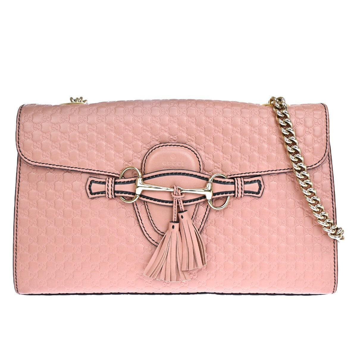 Gucci Emily Chain Flap Bag Microguccissima Leather