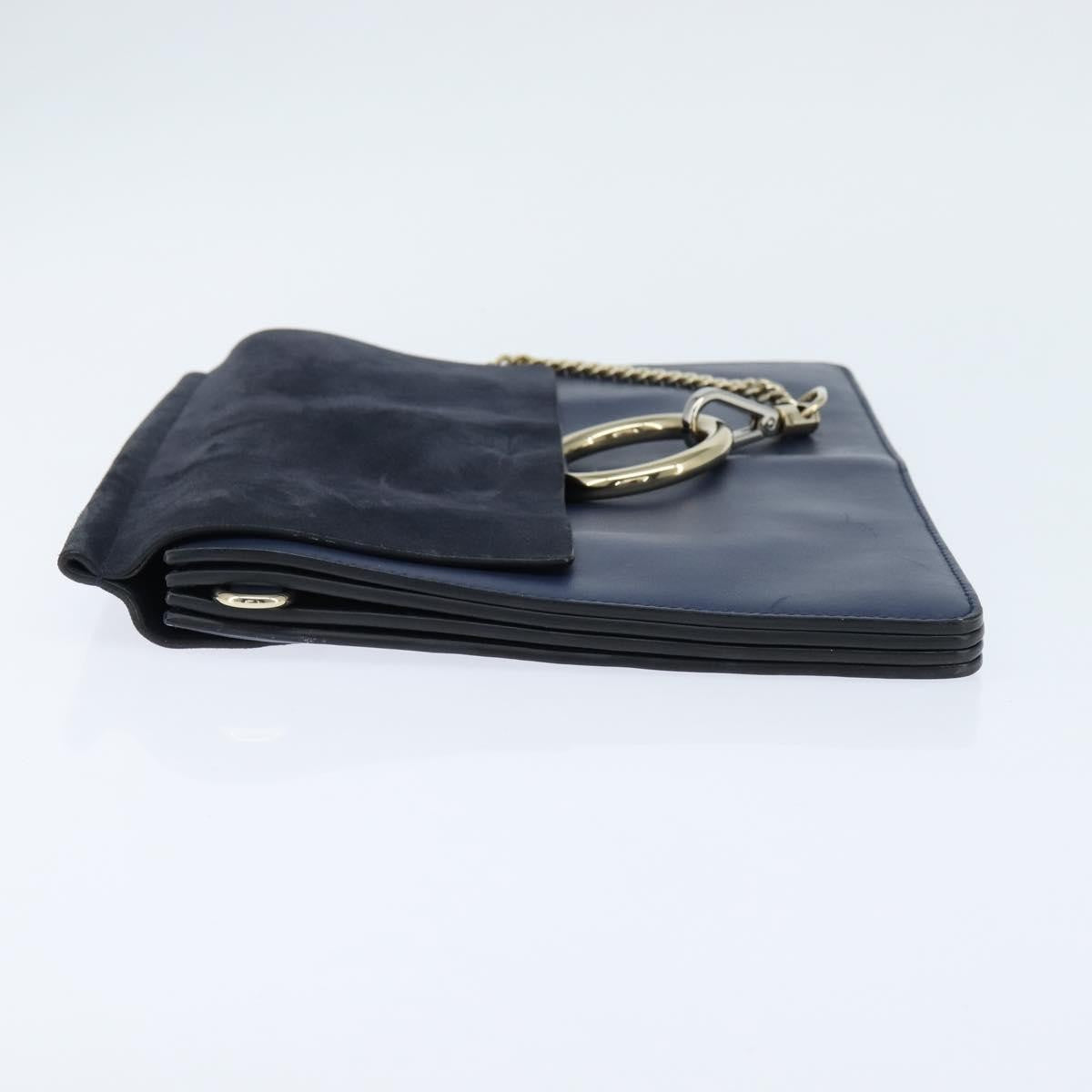 Chloe Faye Shoulder Bag Leather and Suede