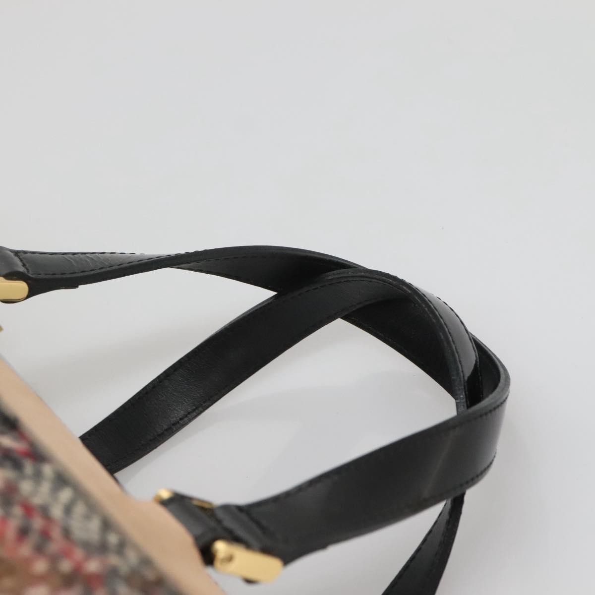 Burberry Nova Check Handbag Wool