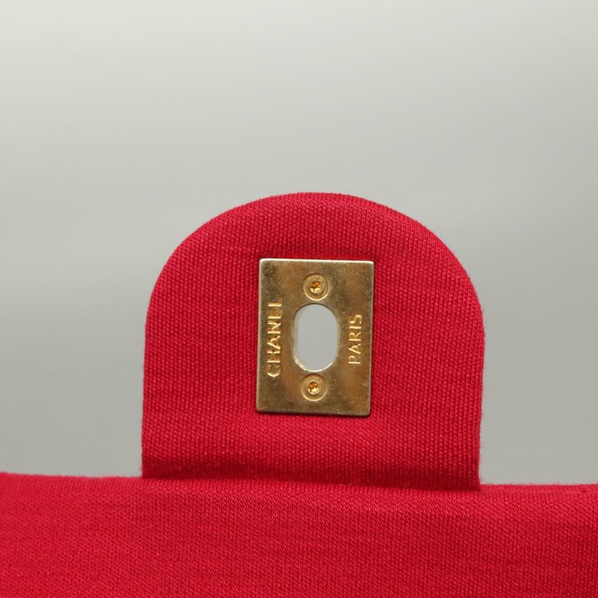 Chanel Classic Single Flap Bag Chevron Jersey