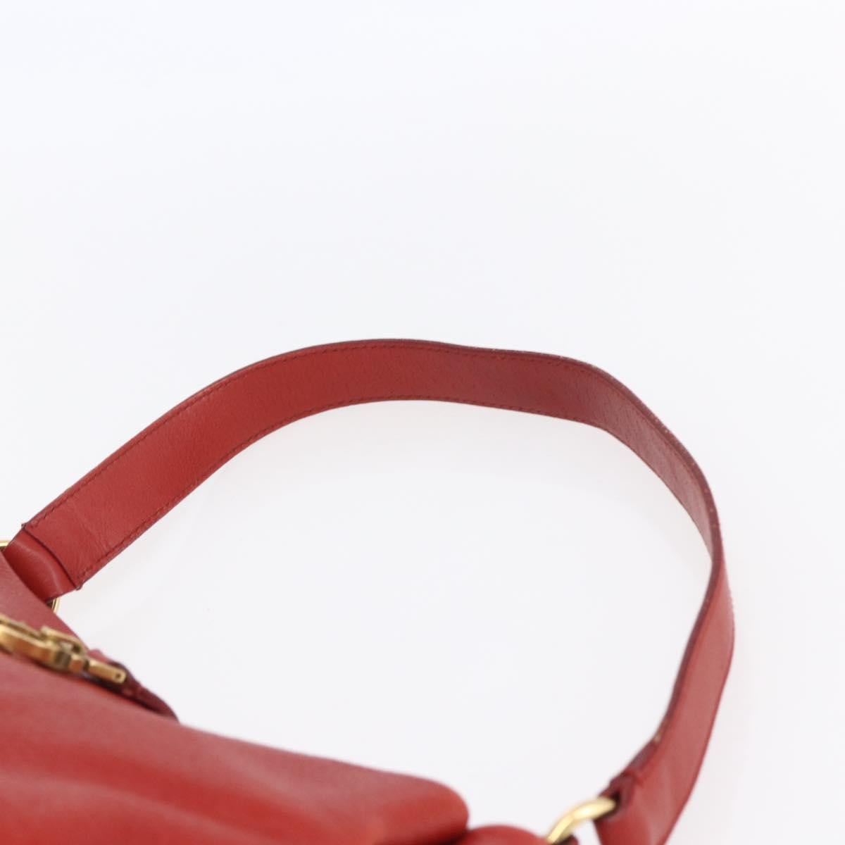Salvatore Ferragamo Gancini Shoulder Bag Leather