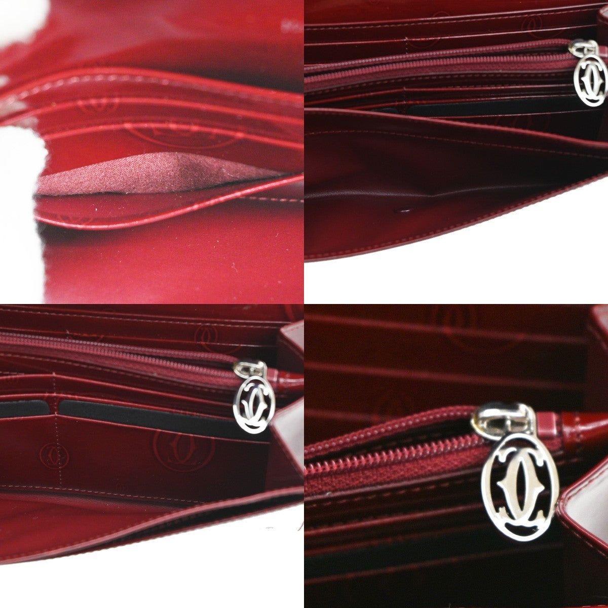 Cartier Happy Birthday Long Wallet Patent leather