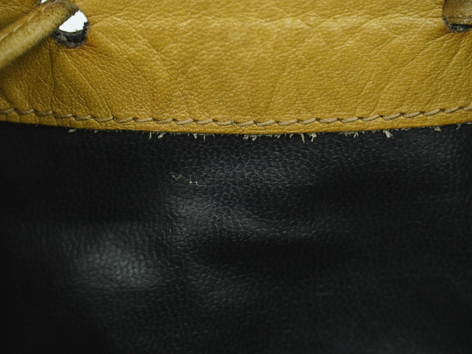 Celine Triomphe Drawstring Bucket Bag Leather