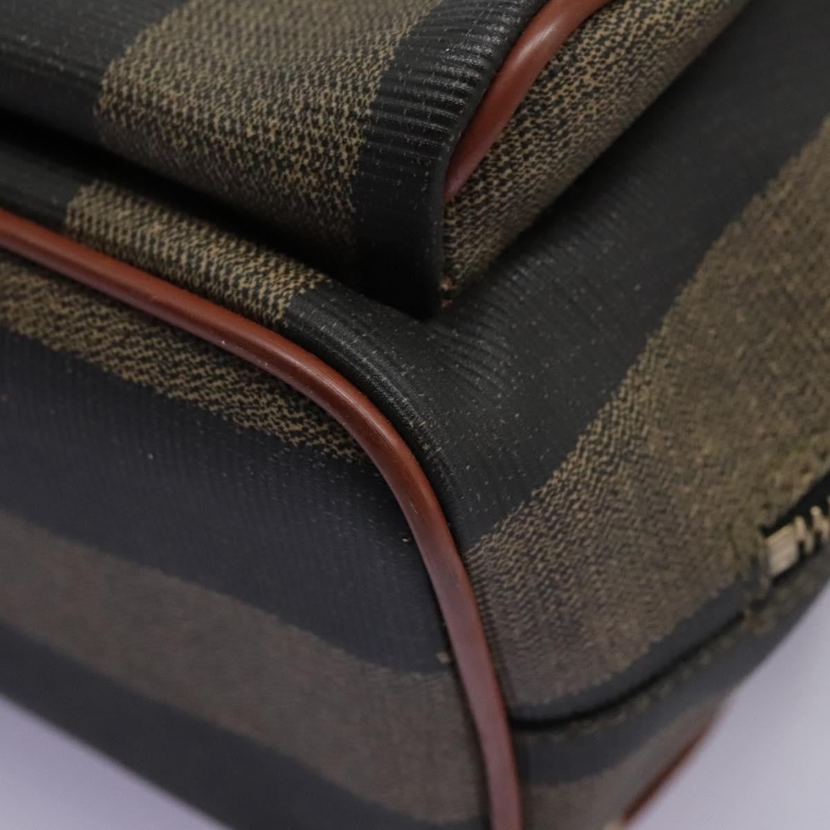 Fendi Pequin Front Pocket Backpack Coated Canvas