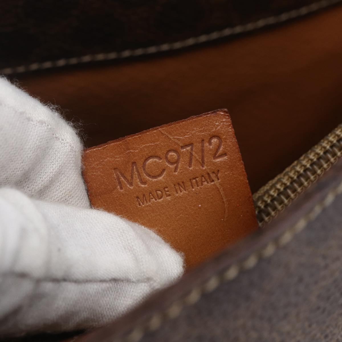 Celine Vintage Macadam Tote bag Canvas and Leather