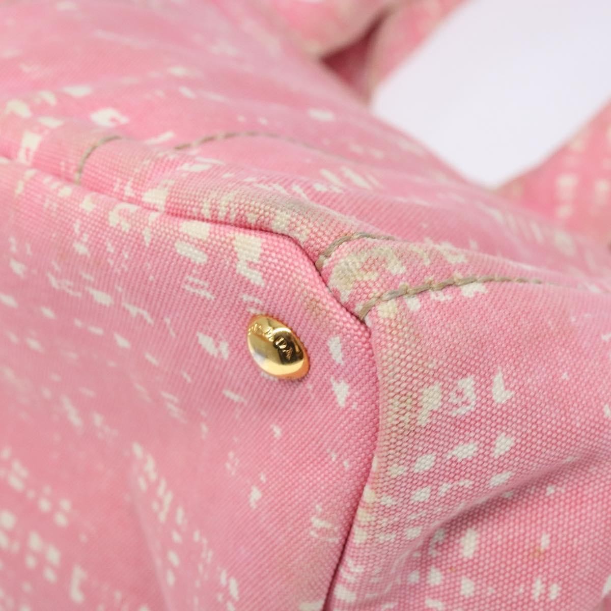 Prada Canapa Open Tote Canvas