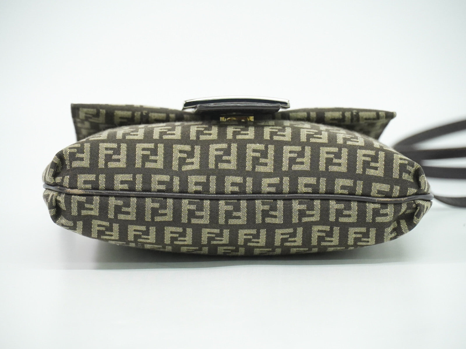 Fendi Mamma Baguette Shoulder Bag Canvas