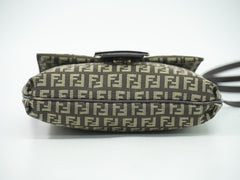 Fendi Mamma Baguette Shoulder Bag Canvas