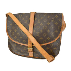 Louis Vuitton Saumur Handbag Monogram Canvas