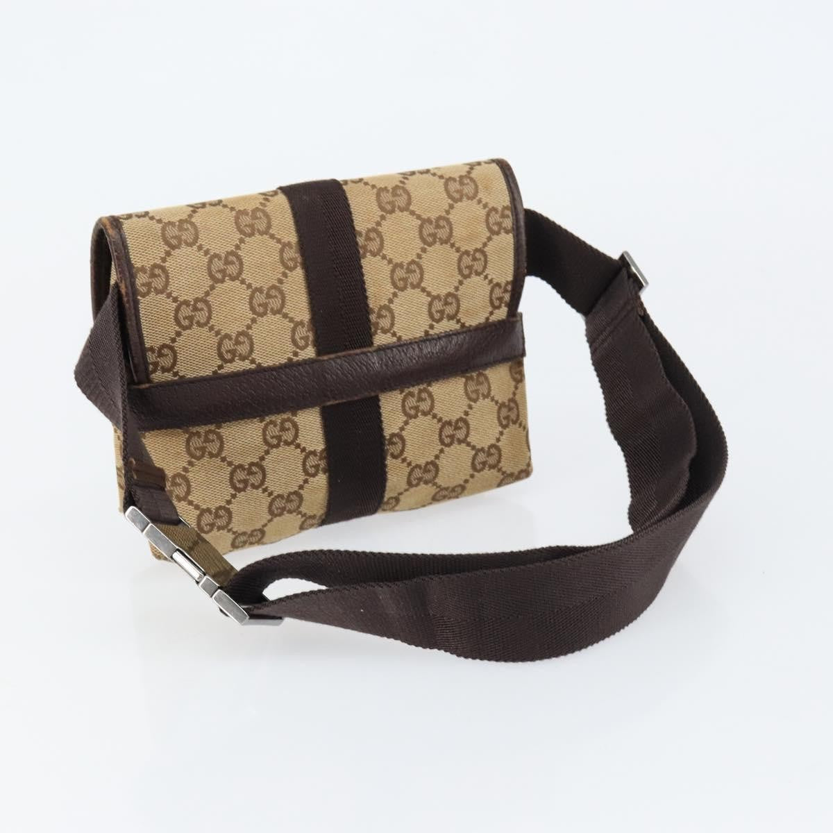 Gucci Buckle Belt Bag GG Canvas