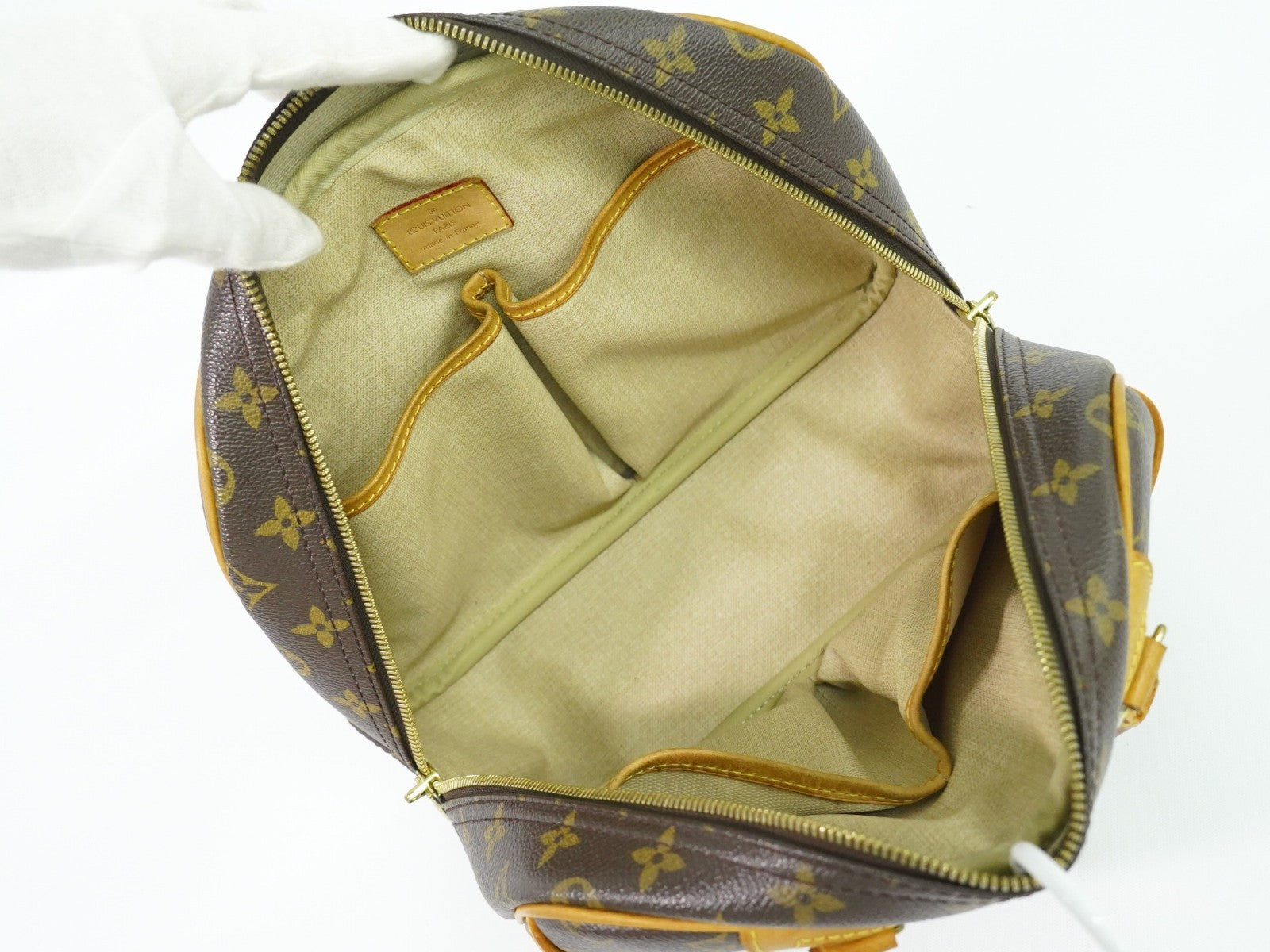 Louis Vuitton Trouville Handbag Monogram Canvas